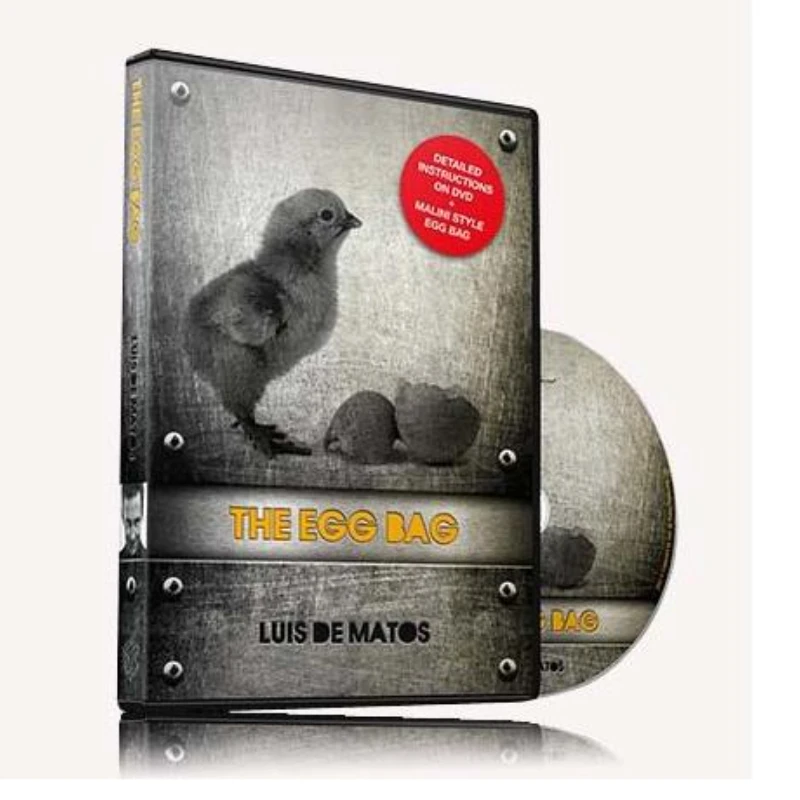 

The Egg Bag (DVD and Gimmick) by Luis de Matos Magic Trick Close-Up Stage Magic,Magic Accessories,Illusions,Fun,Joke,Magia Toys