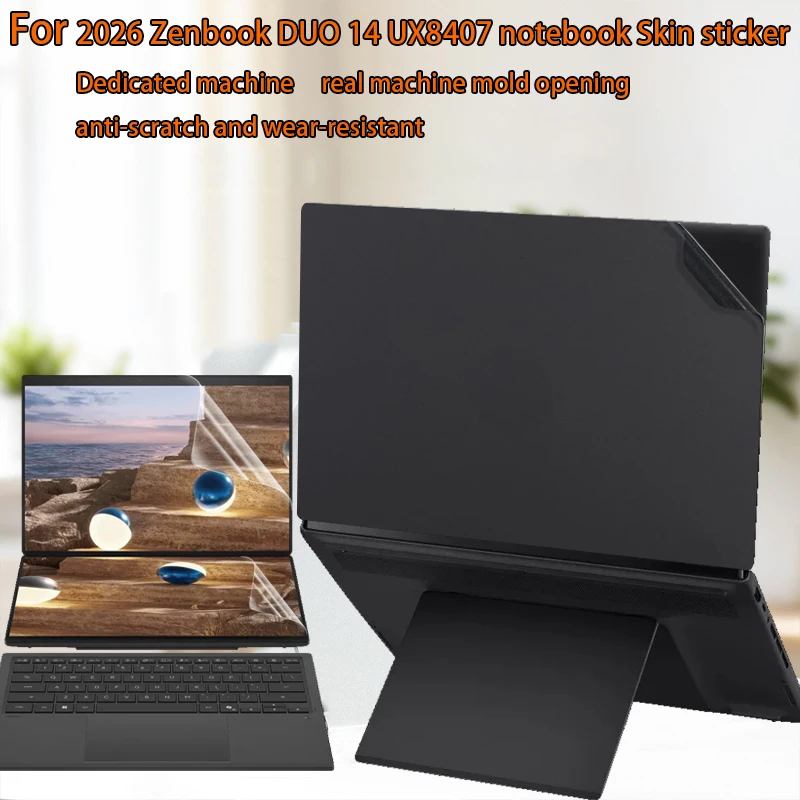 2026 2025 새로운 아수스 젠북 듀오14 UX8407 노트북 스킨 스티커 UX840..