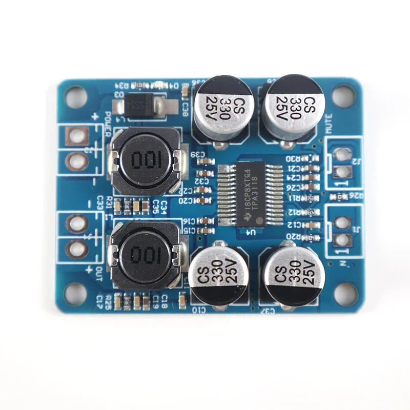 High-Power Mono Class D Audio Amplifier Board for DIY Speaker and Subwoofer Projects