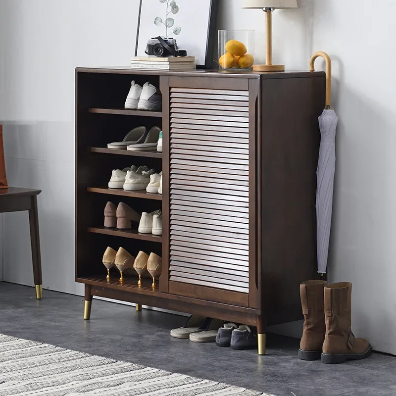 

H214 Doorway shoe cabinet large capacity light luxury entrance cabinet