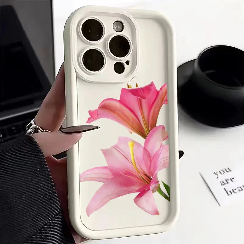 Lily Flowers Decorative Smartphone Case