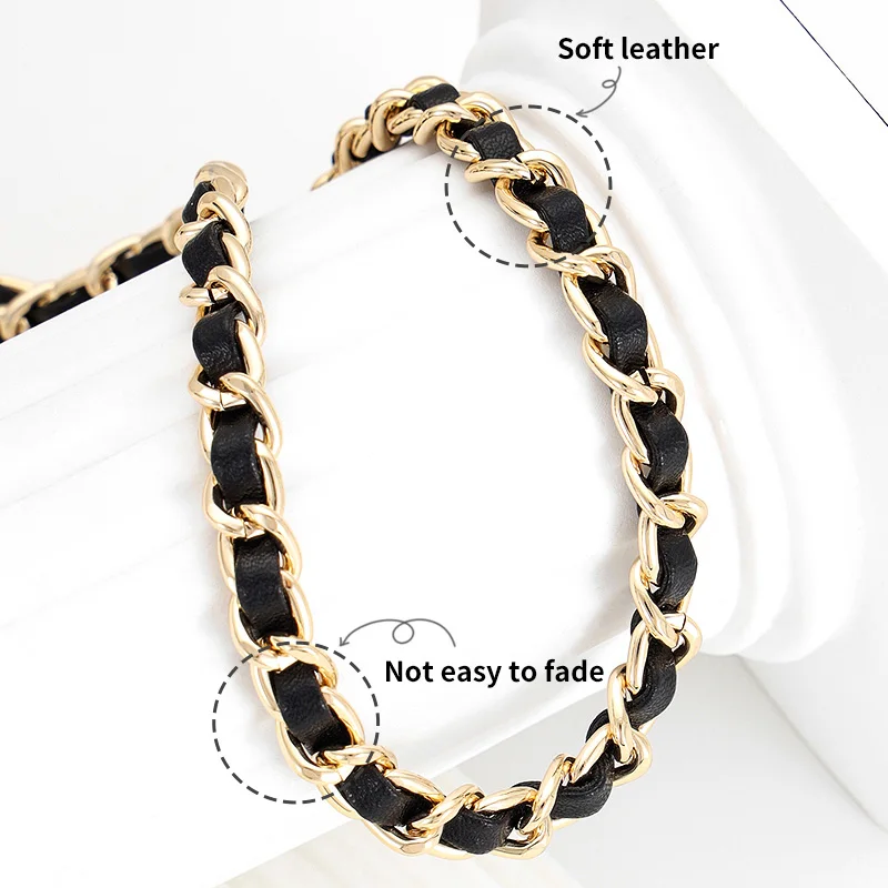 Bag Chain Luxury Brand Bag Bag Shoulder Strap Replacement Chain Metal Leather Chain Transformation Single Accessory Longchamp