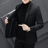 New Spring and Autumn Season Plus Cotton Thickened Two-button Men's Suit Casual Coat Korean Version of The Trend Men's Suit 1