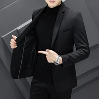 New Spring and Autumn Season Plus Cotton Thickened Two-button Men's Suit Casual Coat Korean Version of The Trend Men's Suit 1