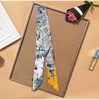 2022 Vintage Horse Print Long Hair Band Ribbon For Women Silk Hair AccessoriesTrend Girl Bow Scarf Headband Hair Tie 6