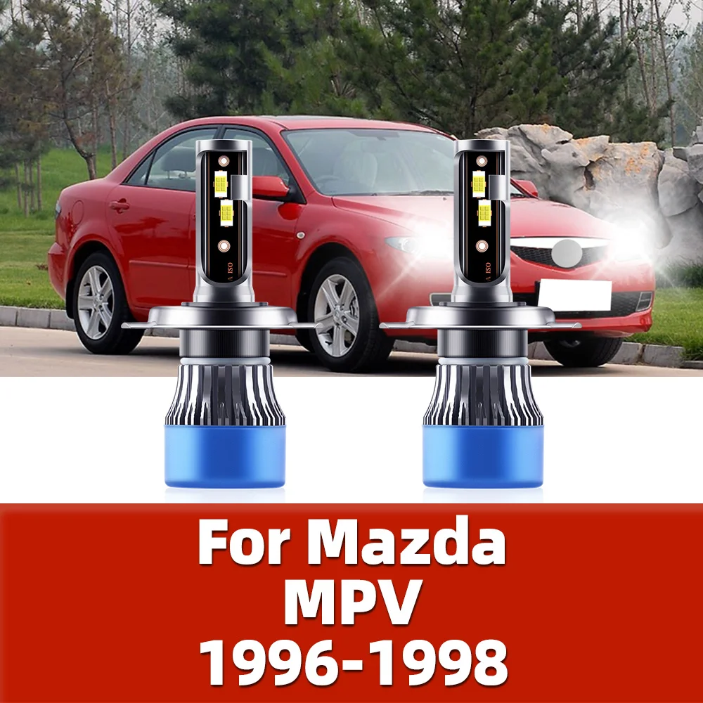 

H4 LED Car Headlight Bulbs CSP Chips Extremly Bright White with Fan 12V 15000LM 110W High Power For Mazda MPV 1996 1997 1998