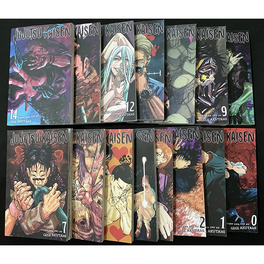 Nuovo 16 libro Anime Jujutsu Kaisen incantesimo ritorno battaglia inglese  fumetti Teen Fantasy Science suspence fumetti