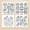 Bold-easy Patterns Coloring Book for Adults Cute Drawing Book Perfect Gift for Party and Birthday 4
