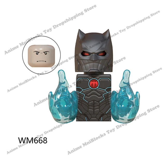 Movie Batman The Joker Harley Quinn Wonder Woman mini action toy figures building blocks Assemble bricks kid gifts WM6080 WM6100 WM668