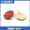A3.5 A4 Colors  Monolayer PMMA Block Dental Pmma Disc 98mm CADCAM Milling PMMA Blank Denture Teeth Material 3