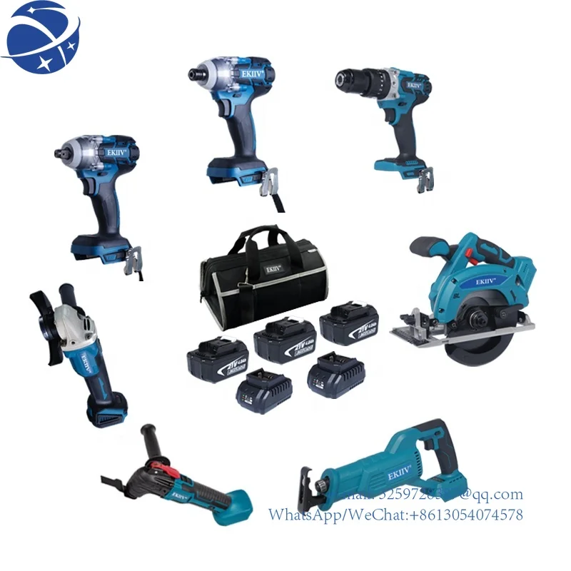 

China factory best price high quality lxt 18v 15pcs in one 21v 4.0A 5.0A 6.0A power tools cordless combos kits(15-tools) set