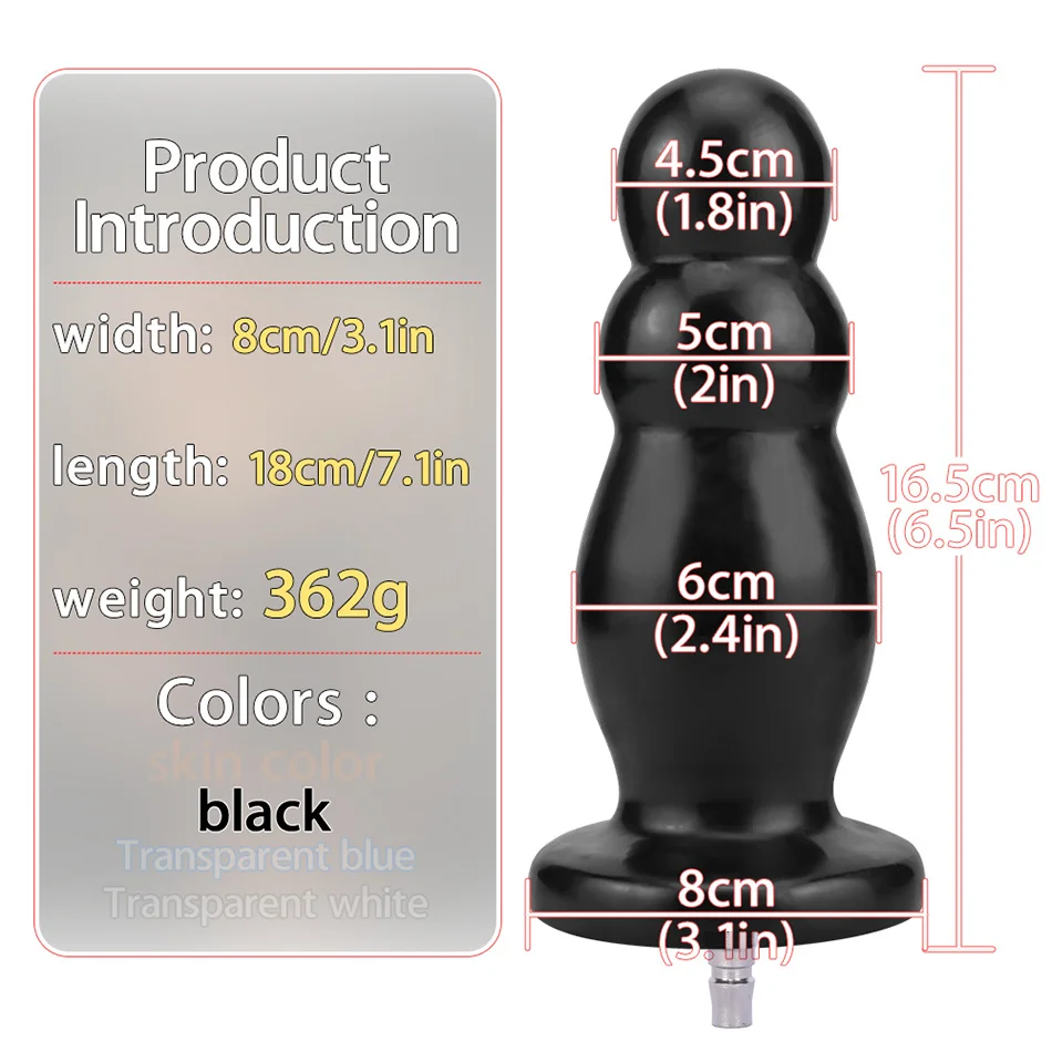ROUGH BEAST Anal Plugs Collection Anal Expanders Oversized Masturbators Fisting Adult Products Quick Plug Connector Sex Toys