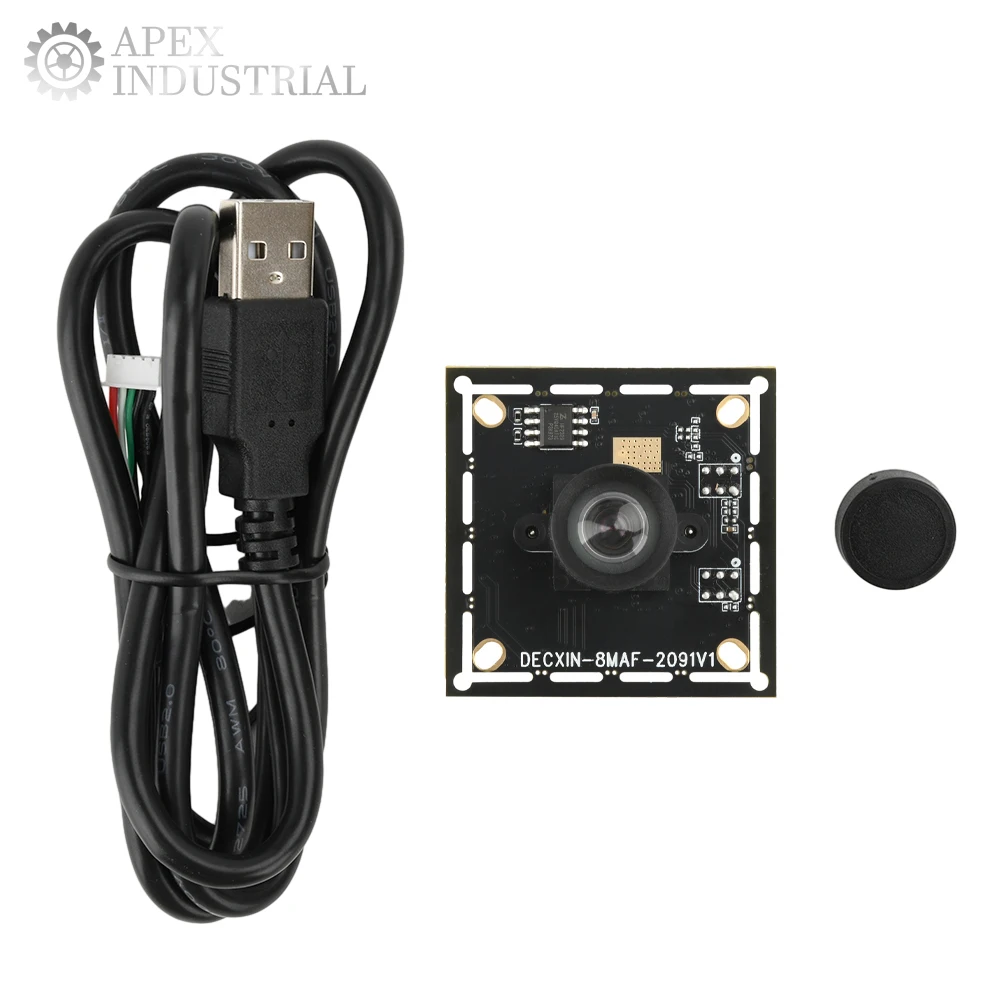 Modulo telecamera HD da 78 gradi IMX179 USB 8MP Obiettivo a fuoco fisso Telecamera industriale senza driver per il monitoraggio della sicurezza Progetti fai da te - immagine 5