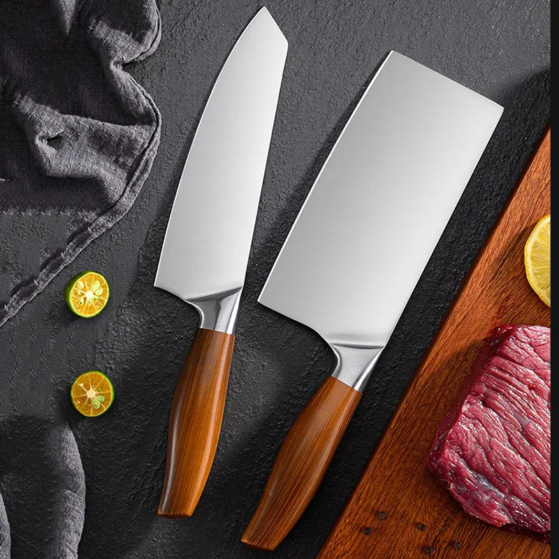 Kitchen Knife Stainless Steel Slicing Cleaver Japanese Chef Fish Cutting Vegetables Meat Cooking Knives Set Tools Kitchen Knives - 3