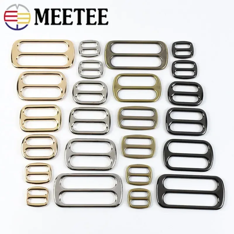 Sourcing Map 12 Fibbie Regolabili In Metallo Tri-Glide 5,1 Cm – Ricambio Argento Per Cinture, Borse E Zaini