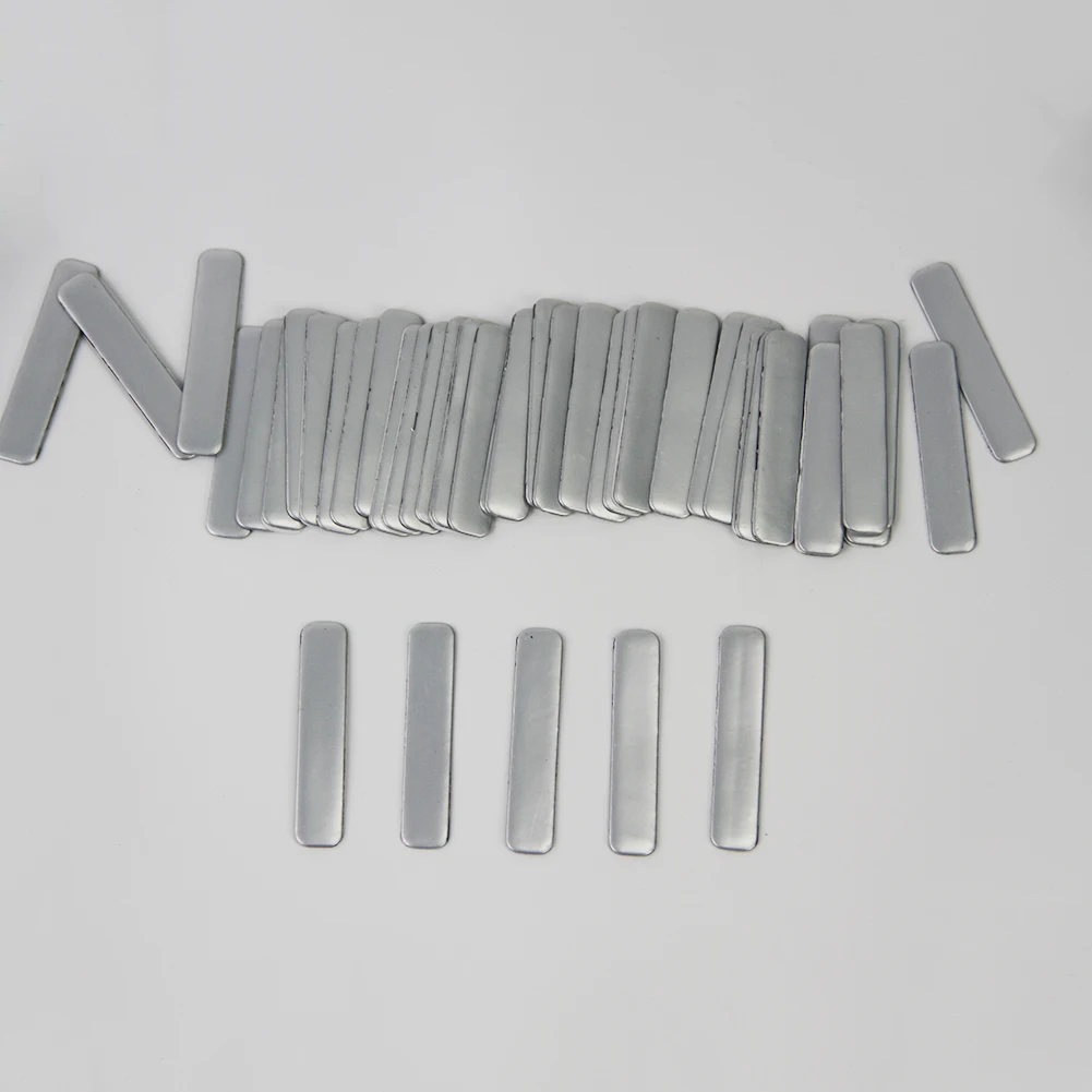 10pcs Professional Club Weighted Lead Tape Self-Adhesive Weighted Lead Sheet Accessories Golfer Training Aids Supplies