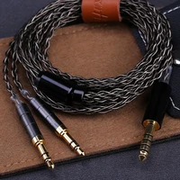 OPENHEART 8 Core Headphone Cable 1 to 2 jack dual  3.5/2.5/4.4mm Balanced Cable Silver Plated Copper Upgrade Replacement 2m 3m - Image 3