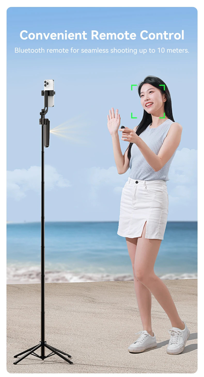 Auto Face Tracking Selfie stick Holder Universal Smartphone Vlog Live Tripod For
