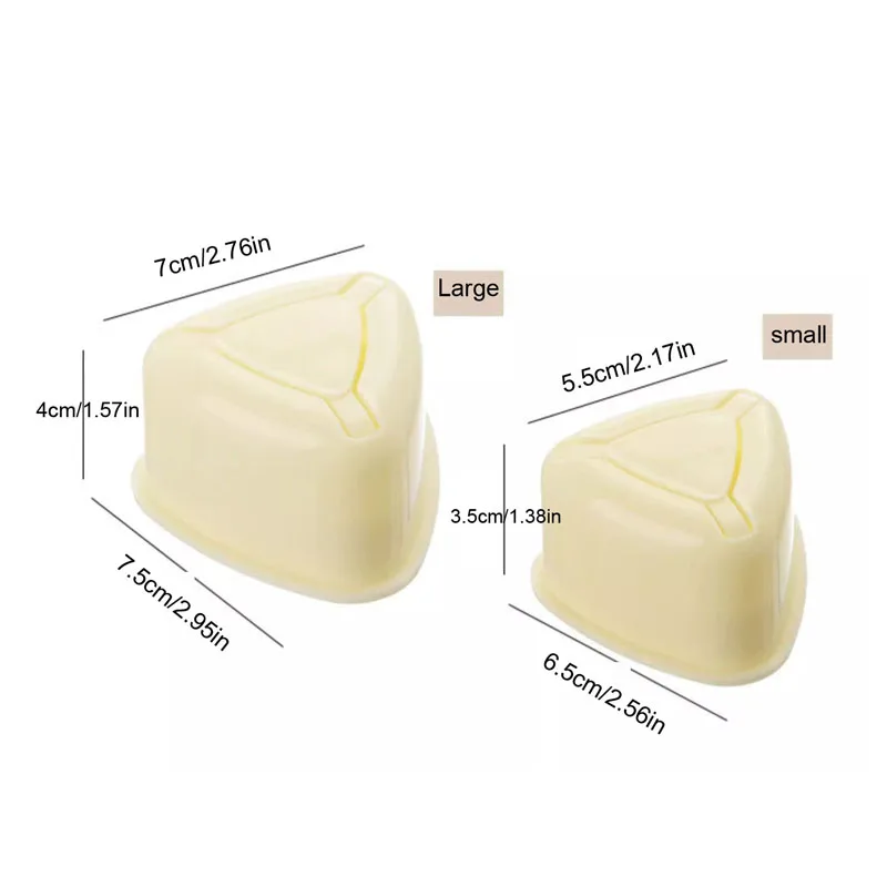 Sushi Mold 1/2pcs DIY Onigiri Rice Ball Food Press Triangular Sushi Maker Mold Japanese Home Kitchen Bento Accessories Tools