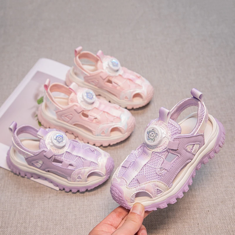 Girls Summer Sports Sandals Non Slip Toddler Beach Shoes