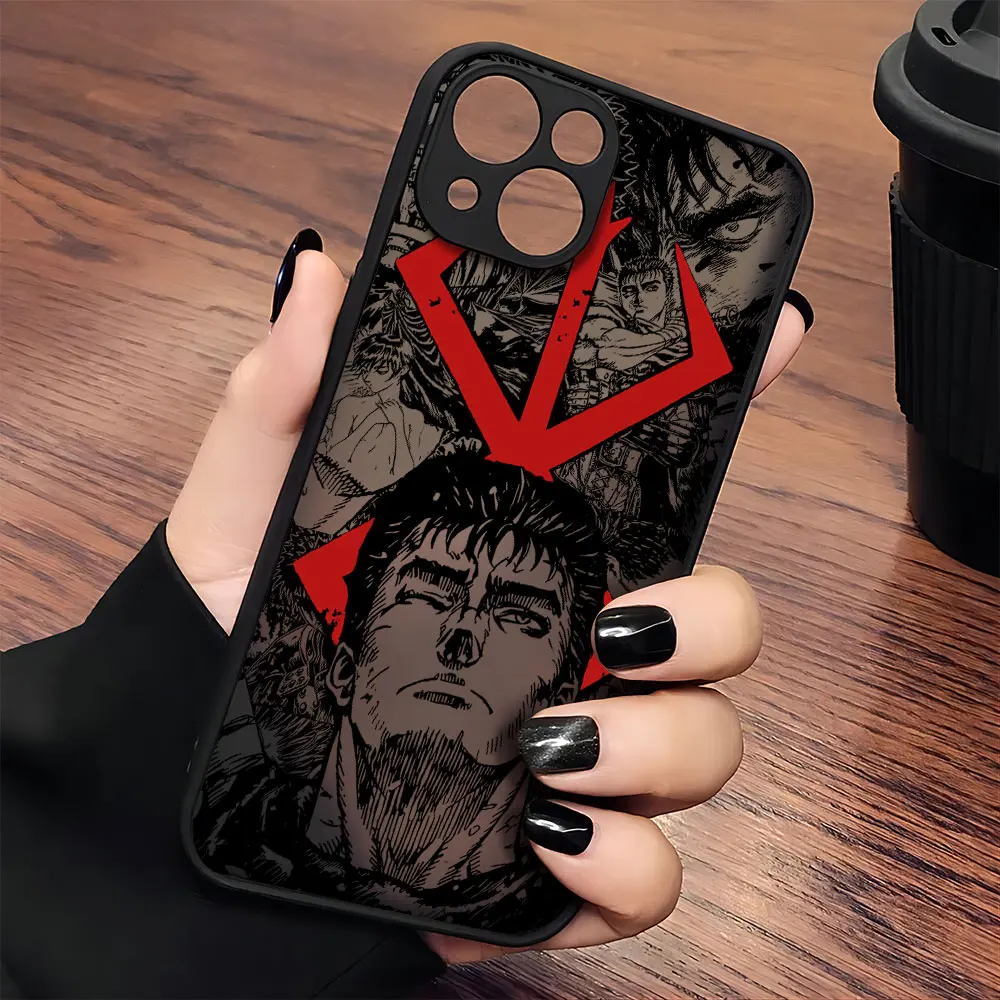 Berserk Guts Anime Transparent Phone Case