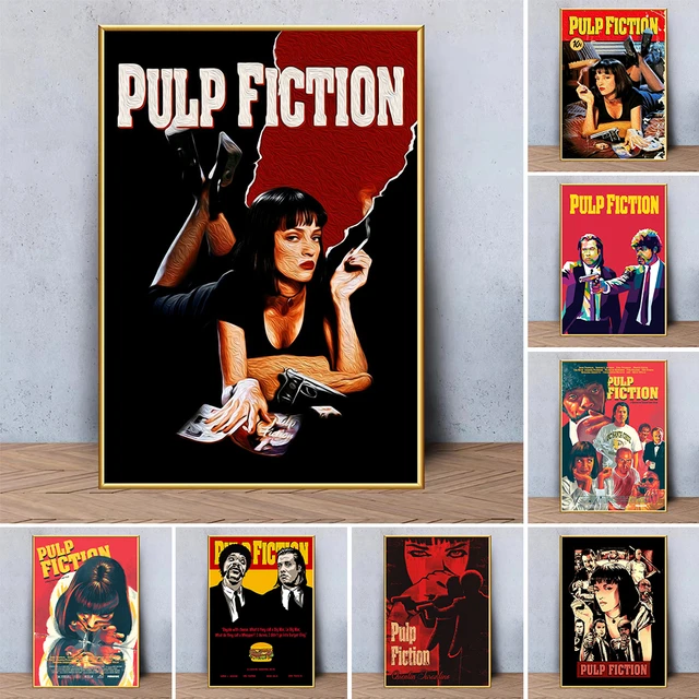 Pulp Fiction Rusty Movie Poster Metal Tin Sign Old Metal Signs Vintage  Poster Man Cave Garage Metal Plaque Industrial Decor - AliExpress