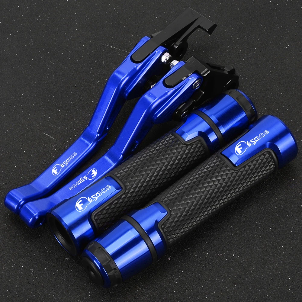 

Motorcycle Accessories Brake Clutch Levers Handlebar Hand Grips Ends For BMW F650CS F650 CS ABS 1997-2008 2007 2006 2005 2004