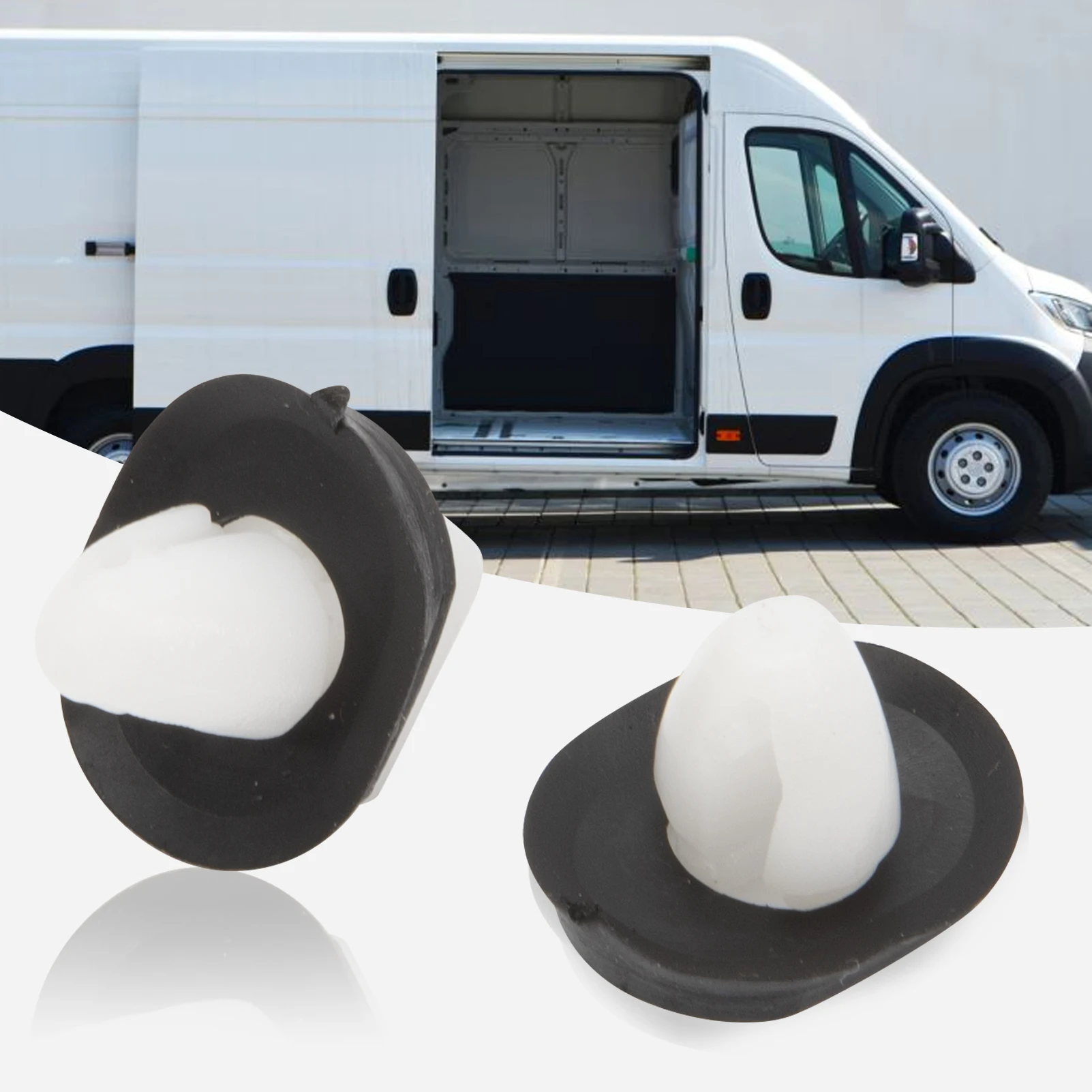 50/100 PCS 릴레이 외부 측면 몰딩 Citroen JUMPER Fiat Ducato Peugeot Boxer 용 하부 플라스틱 자동차 도어 트림 패널 클립 키트