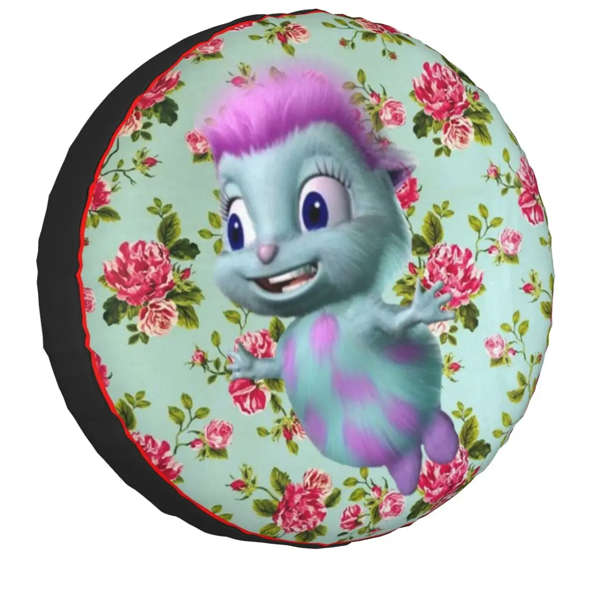 

Bibble Meme Cartoon Spare Wheel Tire Cover for Toyota Prado Cute Manga Jeep RV SUV Trailer Vehicle Accessories 14" 15" 16" 17"
