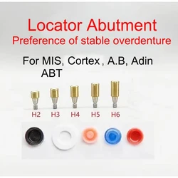 Locator abutment Overdenture Attachment Kit For Adin MIS ABT Cortex AB Implant accessories