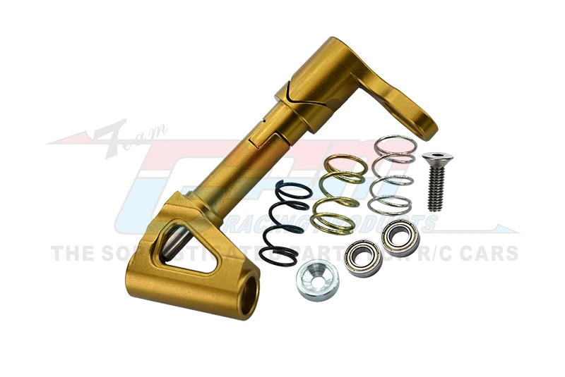 Kyosho NSR500 Motorcycle Upgrade Parts - Purple Aluminum Steering Post With Springs & Bearings - View #9