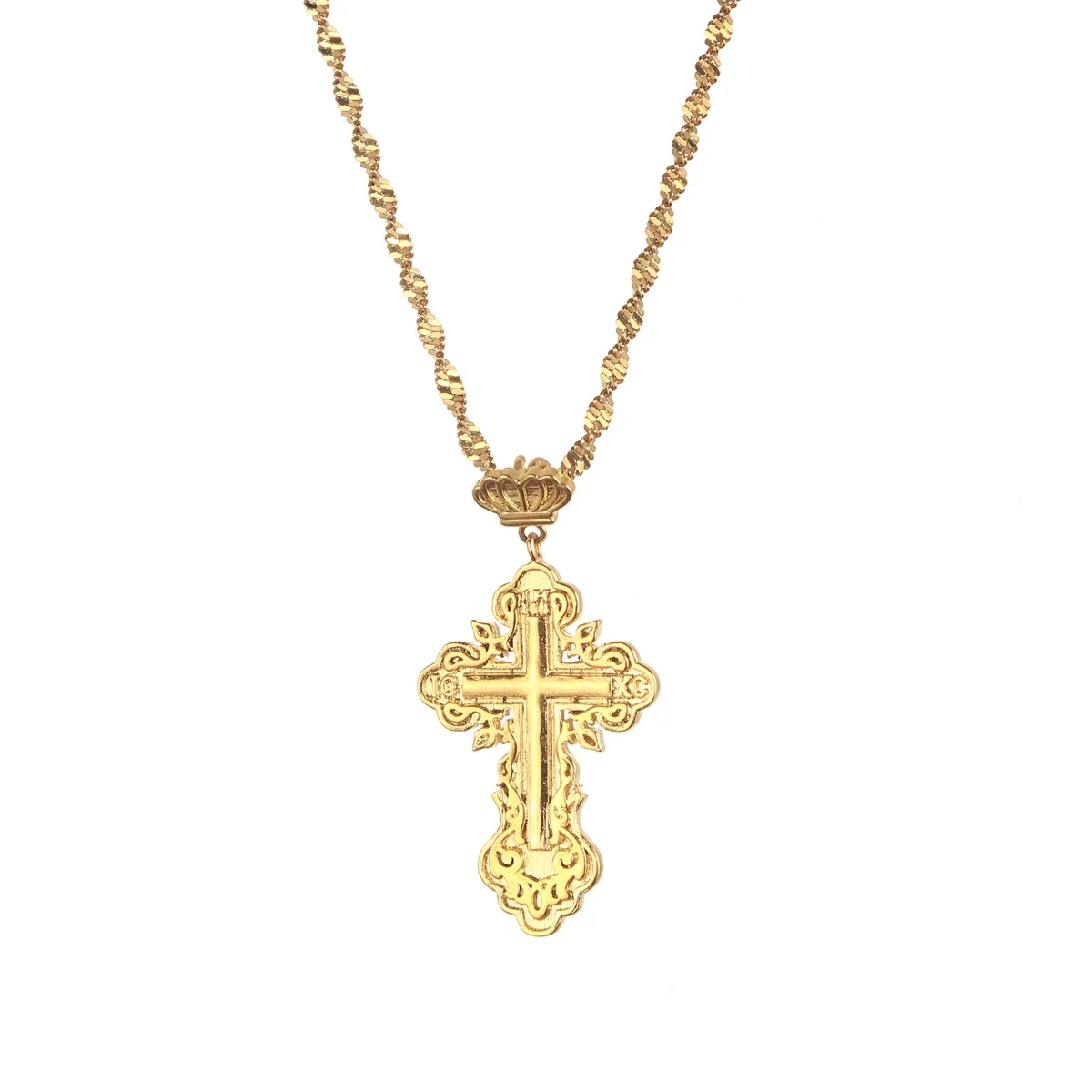 New God Saint Jesus Christ Chain Jewelry Gift Gold Color Catholic Jesus ...