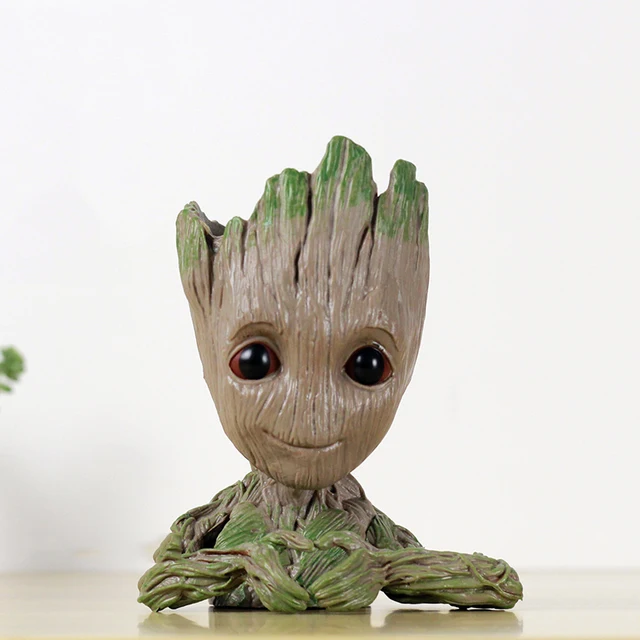 Modern Babafa Figura Groot Virág Edény Ültetvényes Pot Otthoni Iroda Dekoráció Szervező Műanyag Dísz Születésnapja - Image 5