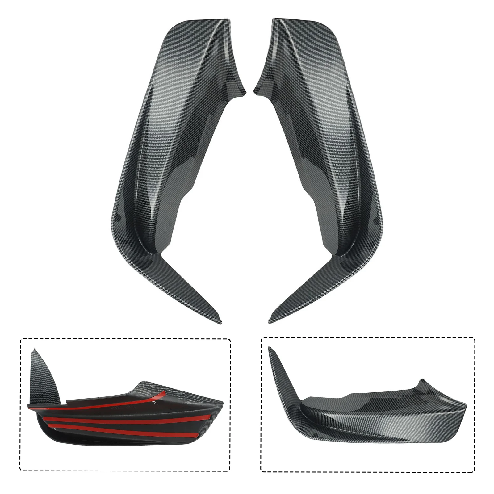 Auto Paraurti Anteriore Spoiler Splitter Trim Cover Lip Per Bmw Serie 3 F30 M Sport 320I 325I 2013-2019 Fendinebbia Spoiler Di Aspirazione