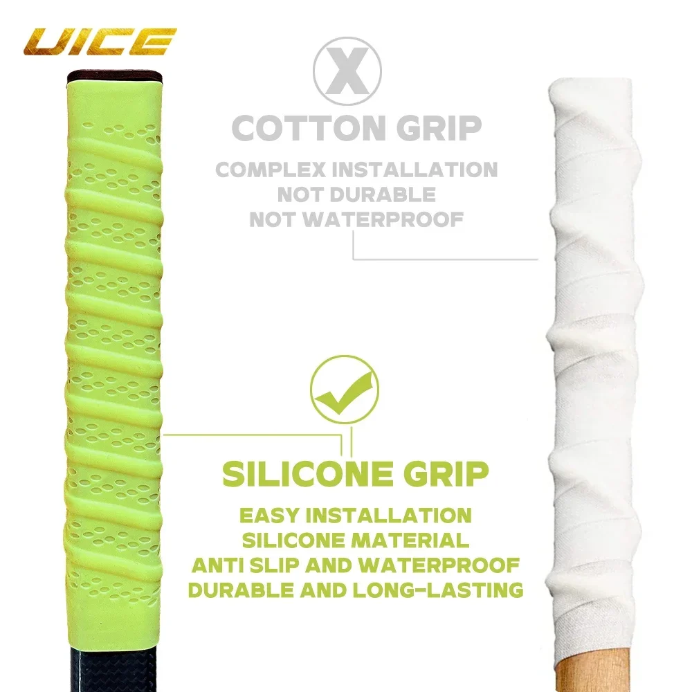 Hockey Stick Grip Ice Hockey Stick Grip Cool Shrinkable Silicone For Tennis Pickleball Badminton Sports Grips