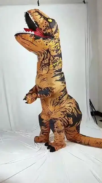 Новинка 2025 года надувной костюм динозавра для косплея взрослых и детей костюмы