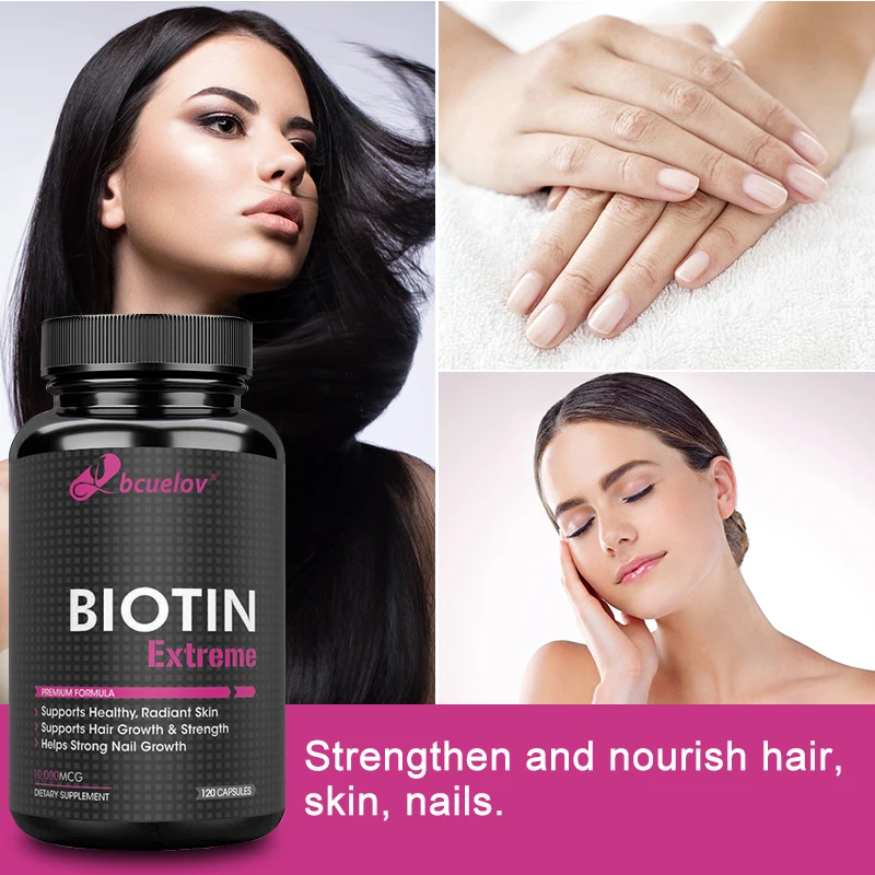 Biotin Capsules Helps Restore Skin Elasticity, Promotes Hair and Nail