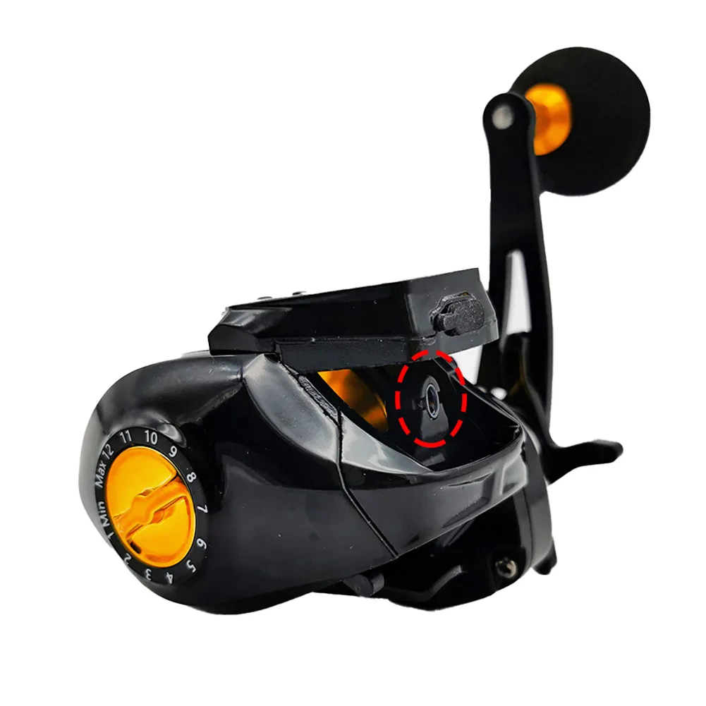 7.2:1 Digital Fishing Baitcasting Reel With Accurate Line Counter Large  Display Bite Alarm Counting or Carbon Sea Fishing Rod