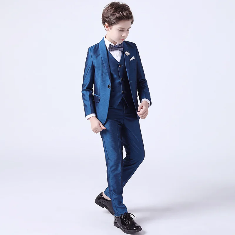 Boys White 3-Piece Suit 2