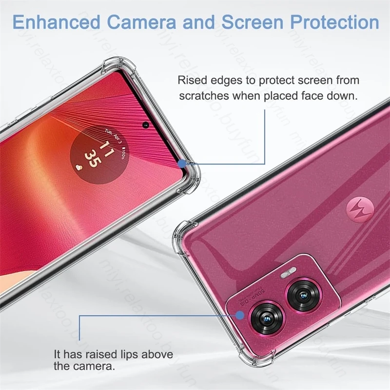 Coque Magnétique Motorola EDGE 50 Ultra – HFICY – Métal Et Verre – Antichoc