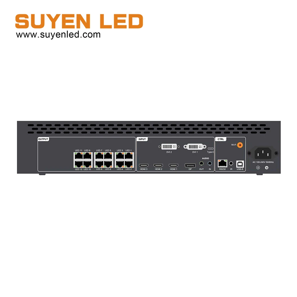 HD-VP1240A 후이두 투인원 LED 스크린 컨트롤러 비디오 프로세서 HD-VP1240A