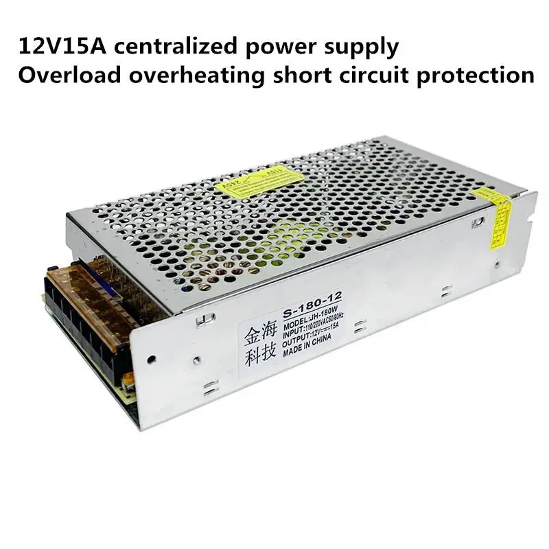 

12v switching power supply led light with monitoring power supply centralized power supply