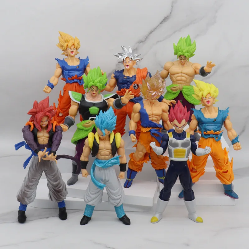 Statue Dragon Ball Z - Goku Et Gohan Super Saiyan - 25 Cm - PVC Neuf