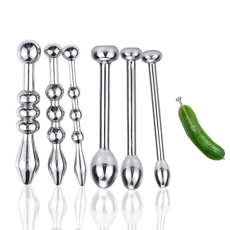 BUYBOOS Male Urethral Sounds Metal Horse Eye BDSM Stick Urethral Masturbator Adult Stick Dilator Penis Plug Sex Toy