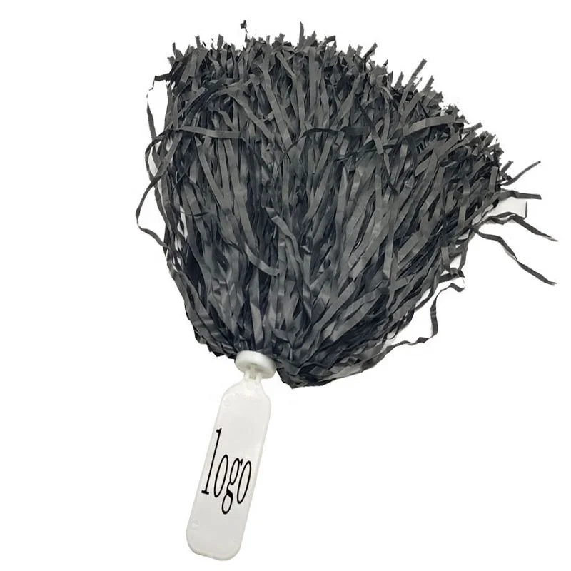 New Purple Cheer Squad Pompoms Cheerleading White Cheer Pom Poms