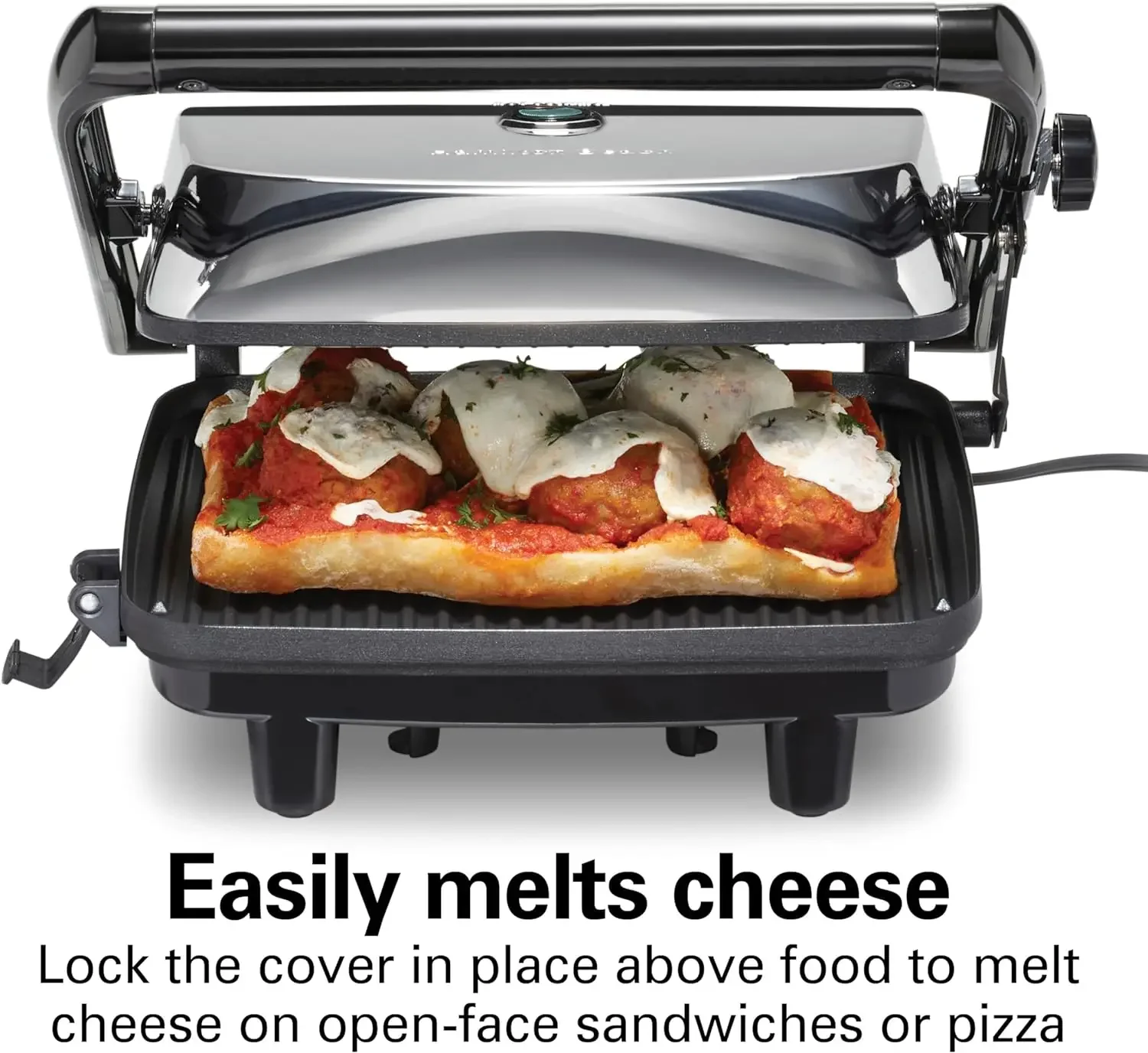 Sandwich Maker & Electric Indoor Grill with Locking Lid 5