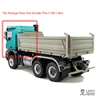 In Stock LESU 1/14  3Axles 6*6 Three-way RC Dump Truck 3348 Tipper DIY With ESC Light Sound W/O Cabin Toy TH11431 2