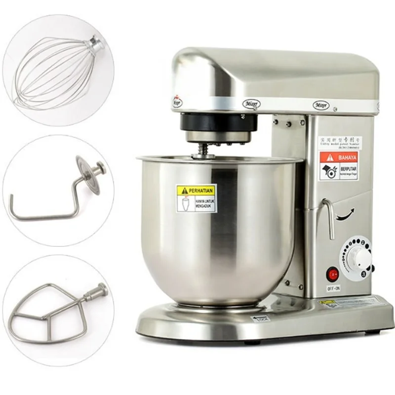 10L Stainless Steel Automatic Egg Beater Mixer New Multifunctional Household Dough Kneader for Wheat & Flour Chef Machine