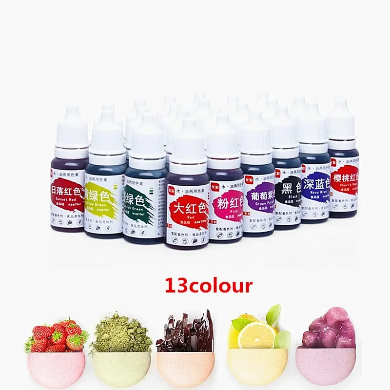 Pigment 1Pc10ML Macaron Cream Food Coloring Ingredients Cake Fondant Baking  Supplies Cake Candy Color Pigment Baking Pastry Tool