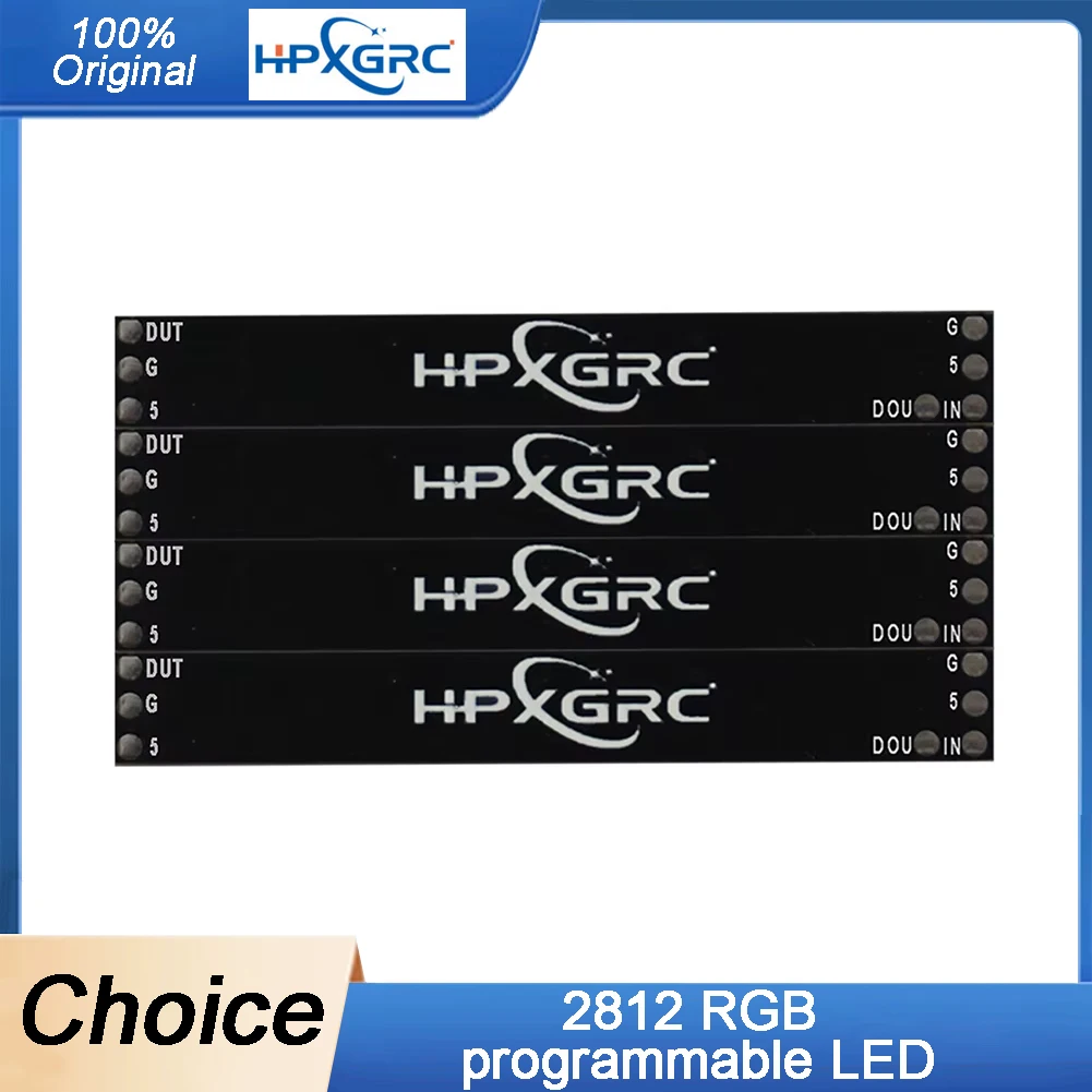 Bande lumineuse LED RGB 2812 pour drone - 4 pièces WS2812B